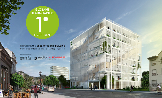 Globant headquarters marantz arquitectura Publicas Escalera creativo